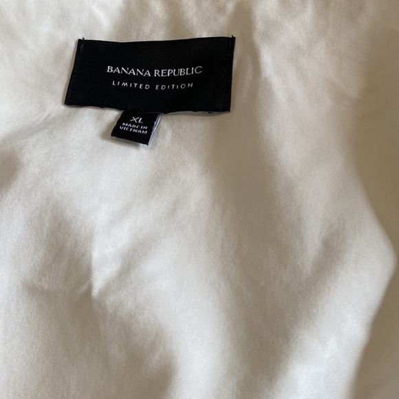 Banana Republic Limited Edition Women’s Top Lace XL White Polyester Pre Owned GC - Picture 9 of 10